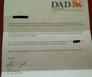 Our 6 yo asked Dad for an advance on his allowance for a toy. This is the response he got. - Imgur