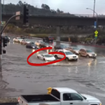 This Lamborghini Is About To Cross The Flood. What Happens Next Is Breathtaking