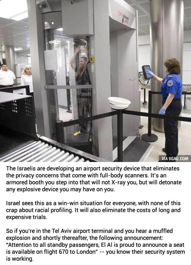 israeli airport security gag